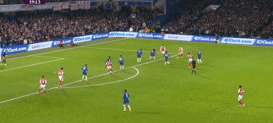 英超:切尔西1-1阿森纳,马丁内利先拔头筹,内托远射扳平
