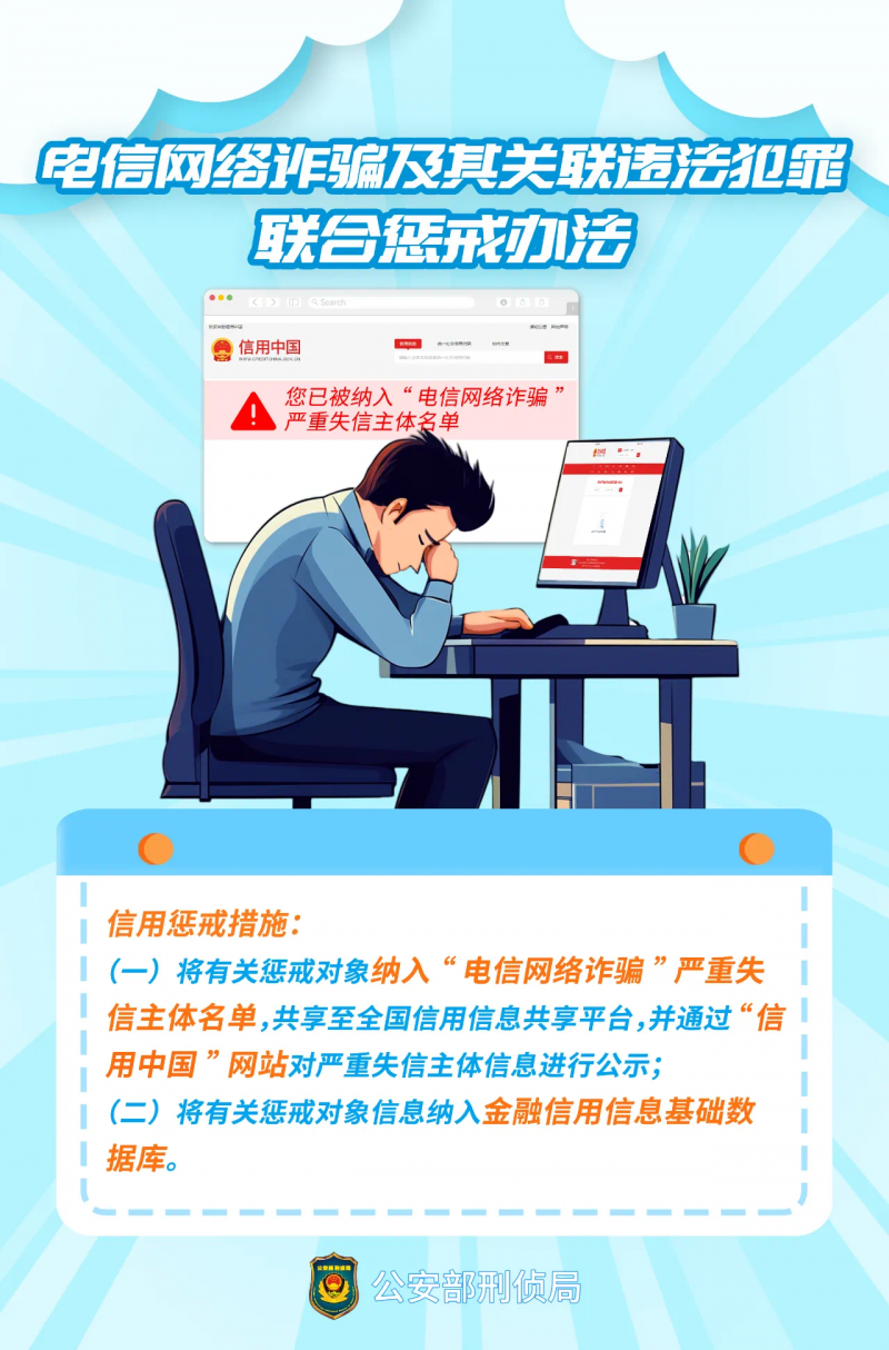 电诈被惩戒对象将面临哪些联合惩戒？一文看懂