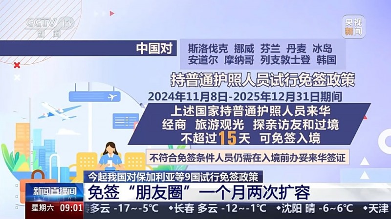 免签“朋友圈”一个月两次扩容  什么情况下入境免签？一起了解