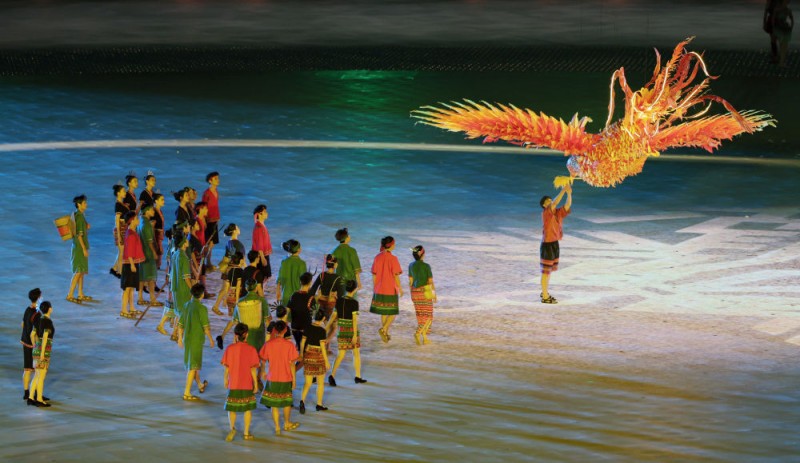 多彩民族韵，共绘同心圆――第十二届全国少数民族传统体育运动会开幕式侧记