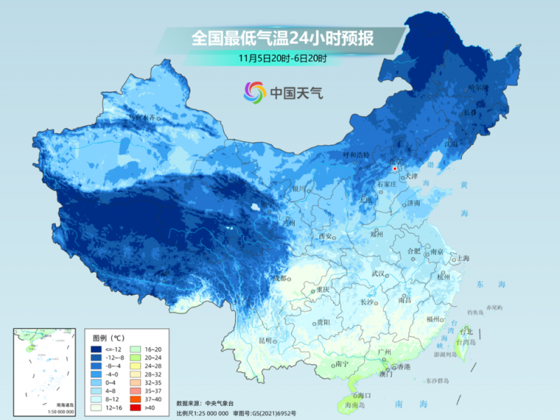 多穿点 明天更冷！明晨多地气温降至近期低点