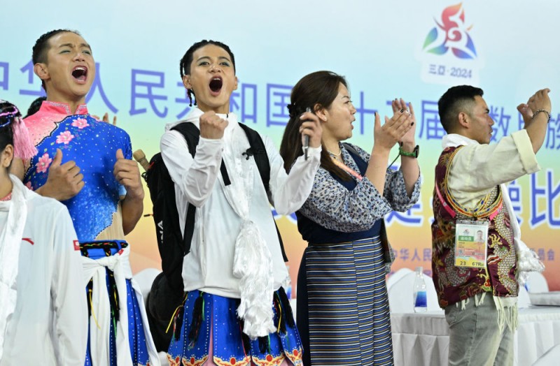 运动“荟”・同心圆｜同唱一首歌，共舞一支曲，民族健身操赛场绘就民族团结画卷