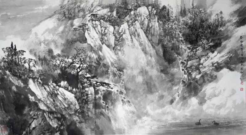 师恩钊山水画新作“四感”
