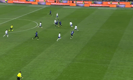 意甲:国米2-0科莫,卡洛斯-奥古斯托连场破门,图拉姆建功