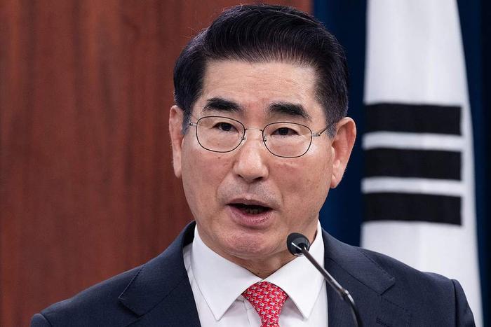 涉“内乱罪” 韩国前国防部长官金龙显被禁止出国