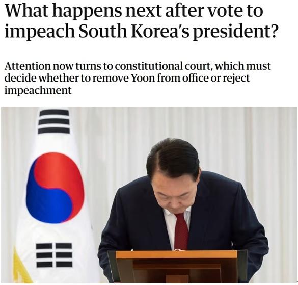 尹锡悦弹劾案通过后 韩国朝野党争转向新战场?