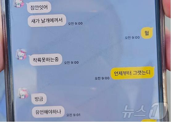 韩媒:韩国碰撞起火客机上一乘客曾发消息称,“我们无法降落,因为一只鸟卡在机翼里”