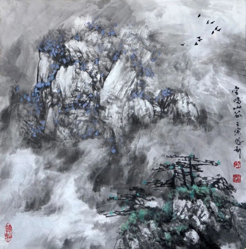师恩钊山水画新作“四感”