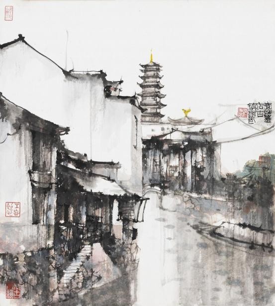 雄观江海 宝山意象――汪家芳水墨绘画作品展在沪开展