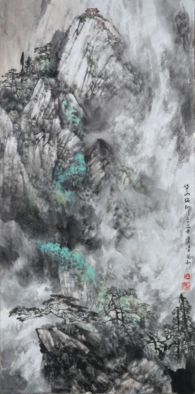 师恩钊山水画新作“四感”