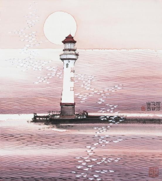 雄观江海 宝山意象――汪家芳水墨绘画作品展在沪开展