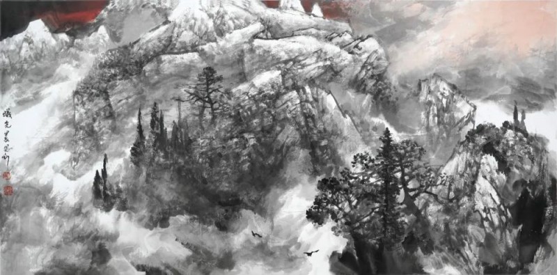 师恩钊山水画新作“四感”
