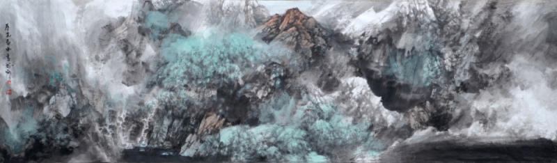 师恩钊山水画新作“四感”