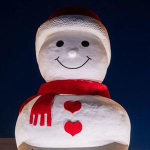 马英九体验雪雕：“这是我第一次穿得像北极熊”