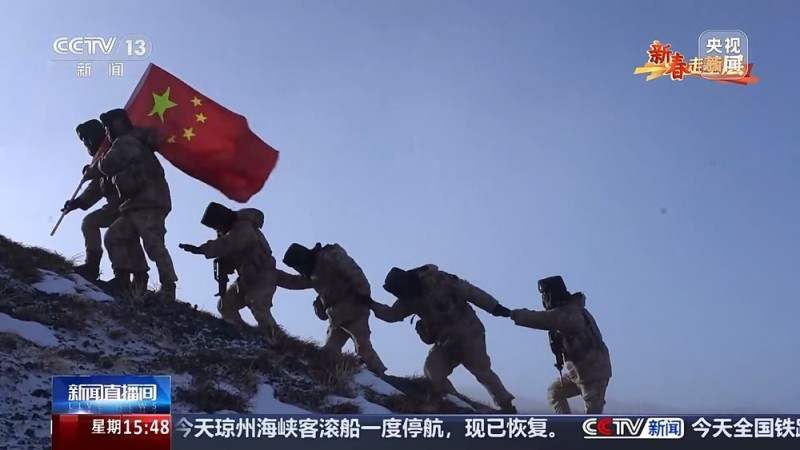 坚守风口哨所 新疆塔城军分区铁列克提边防连迎风挺立