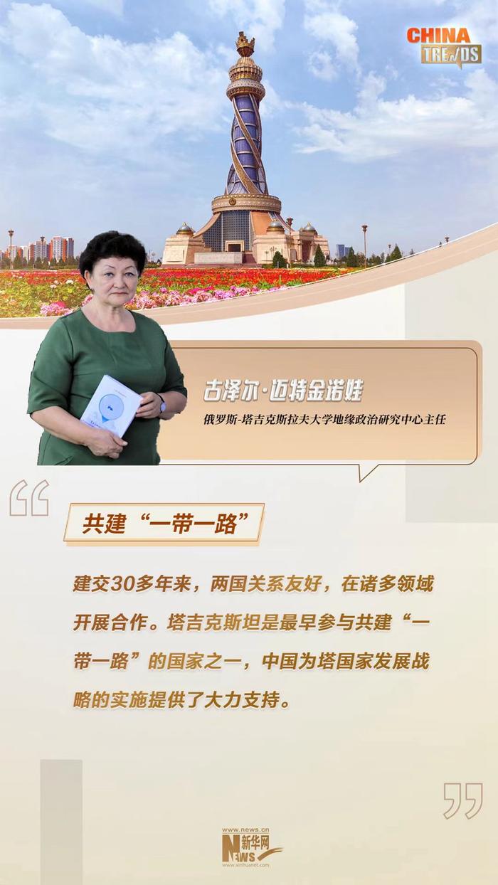 世说中国丨塔吉克斯坦专家:共建“一带一路”合作有力助推塔现代化进程