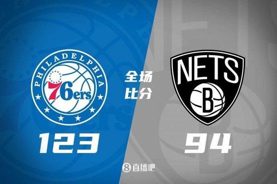 恩比德三节打卡&28+12+6 拉塞尔再伤退&5分4助 76人大胜篮网
