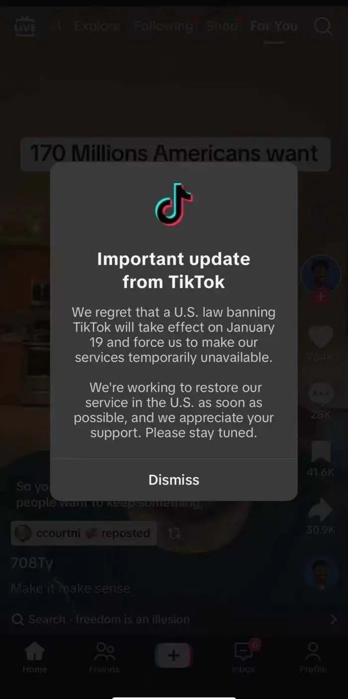 停止在美服务、应用下架,一文看懂TikTok事件最新进展