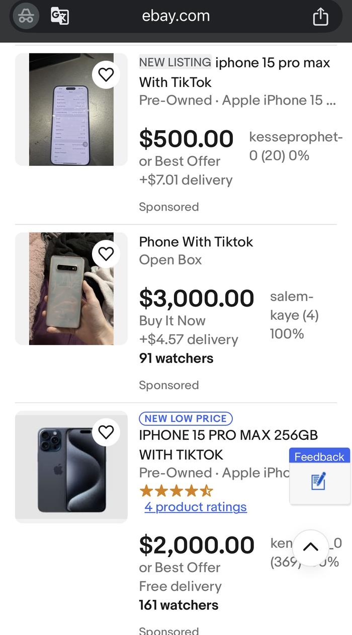 装上就身价猛涨?预装TikTok的手机在美国竟能卖出高价