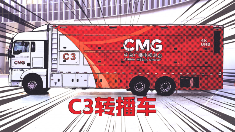 总台“中国红”转播车队启程  共赴哈尔滨亚冬会冰雪之约！