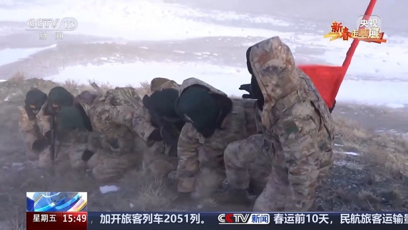 坚守风口哨所 新疆塔城军分区铁列克提边防连迎风挺立