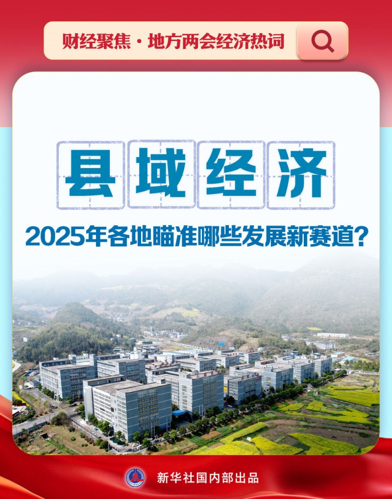财经聚焦・地方两会经济热词｜县域经济，2025年各地瞄准哪些发展新赛道？