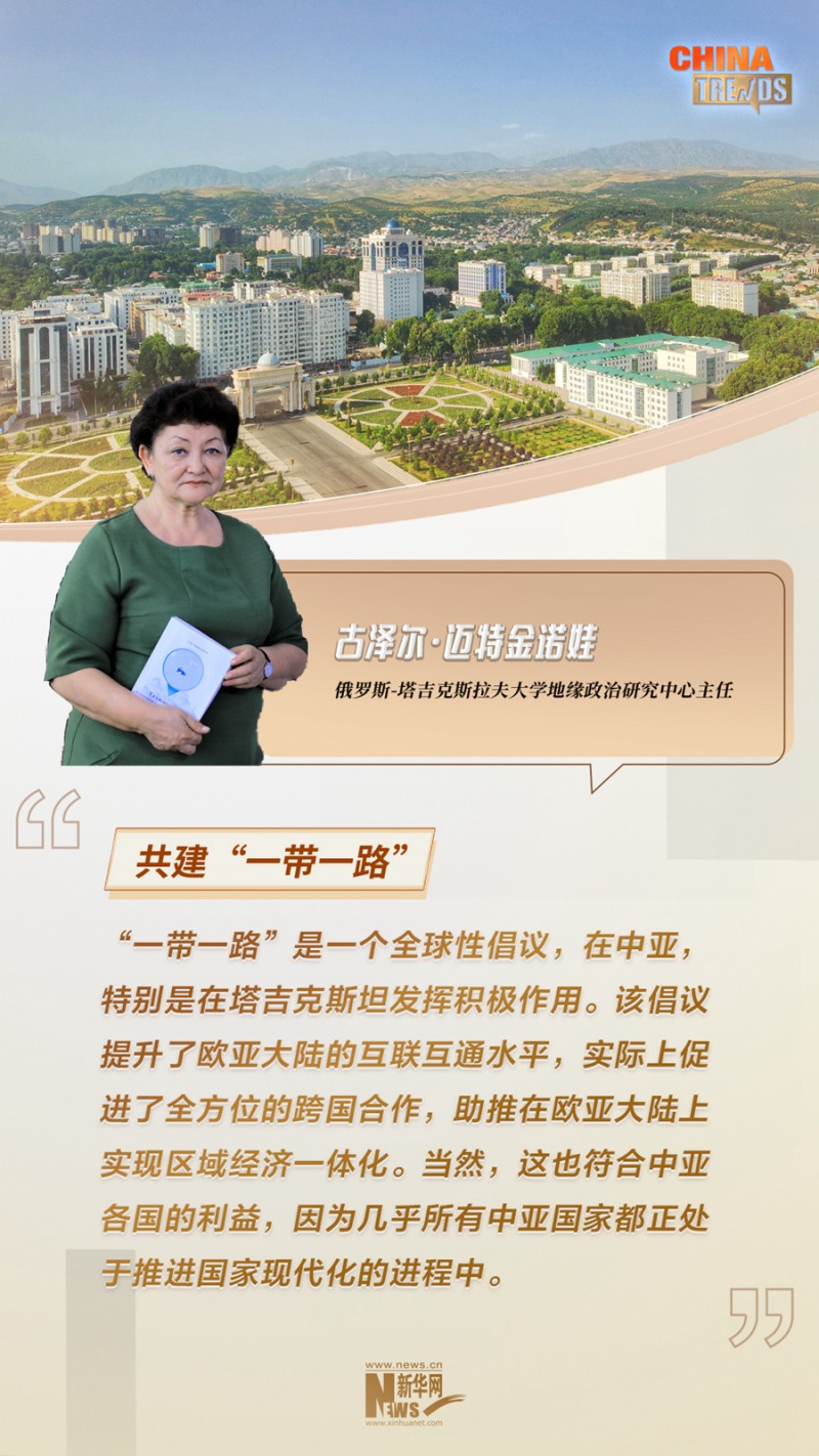 世说中国丨塔吉克斯坦专家：共建“一带一路”合作有力助推塔现代化进程