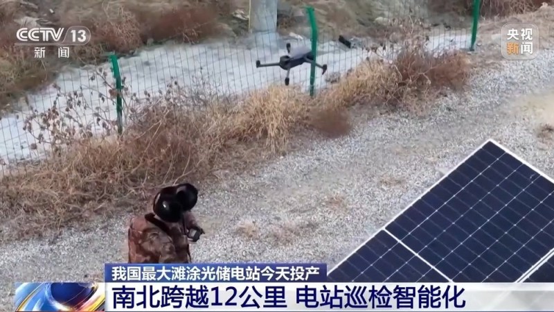我国最大滩涂光储电站投产