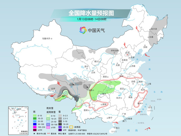 中东部升温进行时多地将暖如早春  冷空气影响西部地区