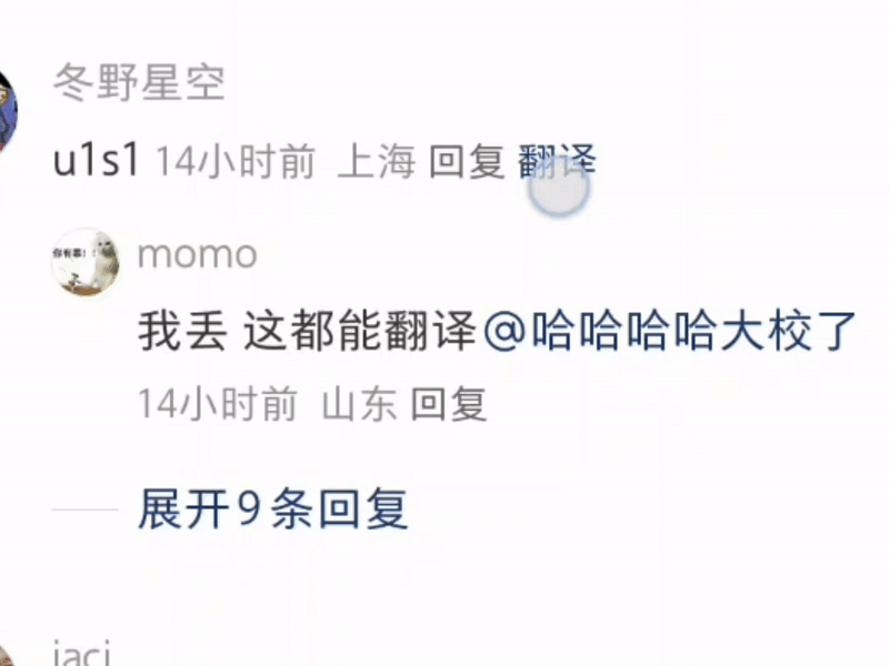 小红书推出了翻译功能，堪称梗百科