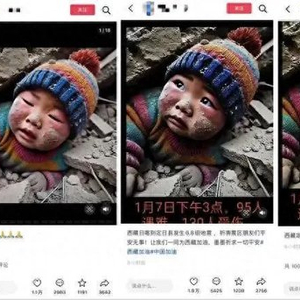 利用灾害博流量！“小男孩被埋图”涉案人员已被拘！