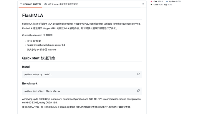 一文看懂 DeepSeek 刚刚开源的 FlashMLA，这些细节值得注意