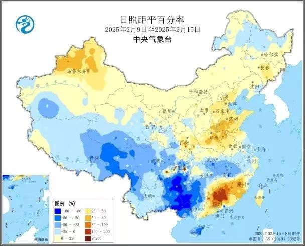 华南南部近期降水偏少  需做好蓄水防旱工作