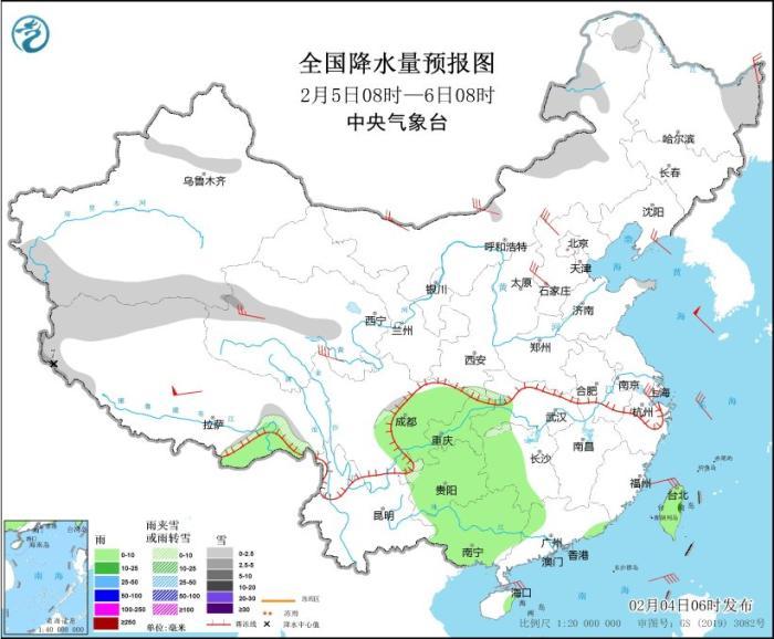 北方大部晴日多风 东部和南部海区风力较大