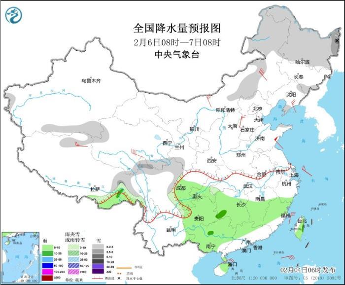 北方大部晴日多风 东部和南部海区风力较大