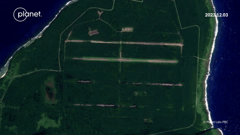 美国重启基地对抗中国,天宁岛二战机场修复初见雏形