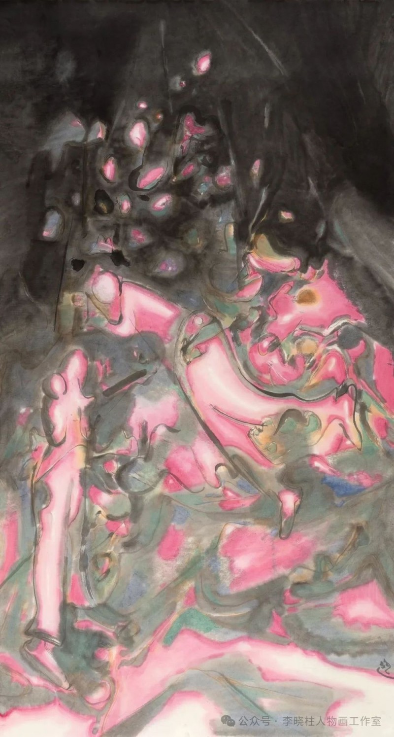艺术家李晓柱2025年2月绘画作品辑