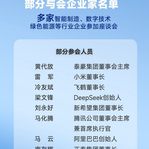 民营企业座谈会在京召开，任正非、王传福等6位企业家发言