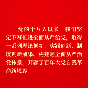 金句｜健全全面从严治党体系，总书记阐明要旨