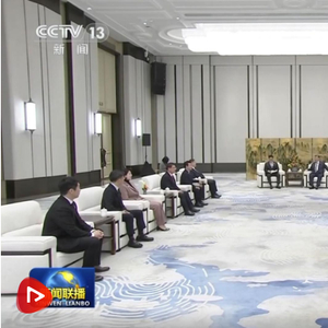习近平会见韩国国会议长禹元植