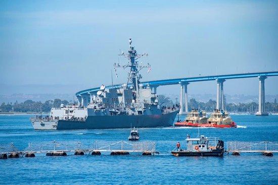 美国北方司令部宣布“斯普鲁恩斯”号驱逐舰前往南部边境执行任务