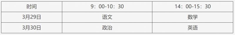 北京市2025年全国普通高等学校运动训练、武术与民族传统体育专业招生文化考试3月29日至30日开考