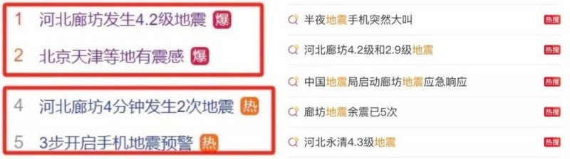 热搜爆了！半夜手机突然大叫，超25万人收到预警！地震瞬间曝光！