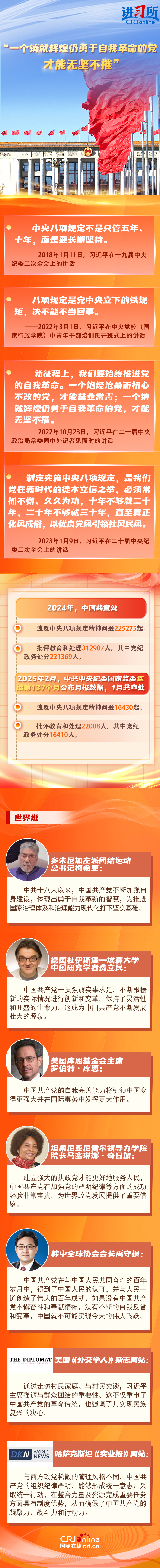 【讲习所・中国与世界】“一个铸就辉煌仍勇于自我革命的党，才能无坚不摧”