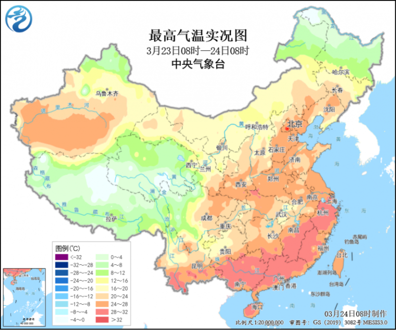 持续升温后天气将转折  25日至29日寒潮将影响我国