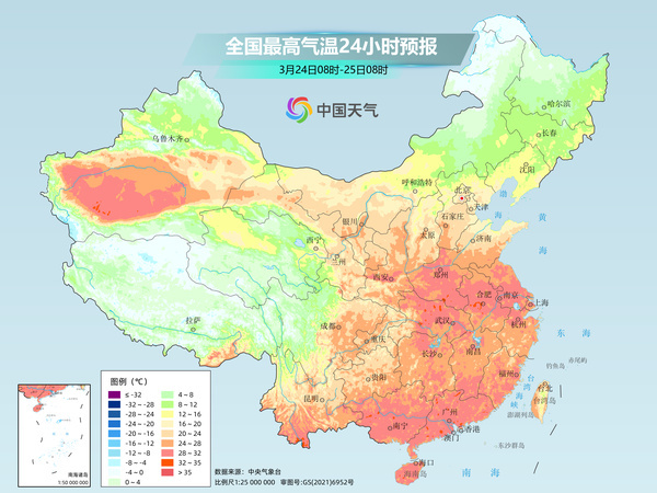 冷暖大逆转！本周前期中东部大范围冲击30℃  中后期寒潮来袭