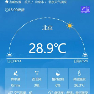 北京连续4天刷新今年来气温新高 海淀站30℃打破3月最高温纪录