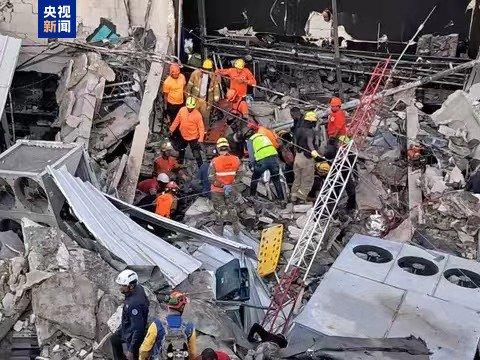 多米尼加一俱乐部屋顶坍塌 已致18人死亡