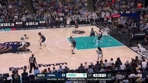 🏀莫兰特带伤22+7+9 浓眉空砍40+9 灰熊轻取独行侠晋级季后赛