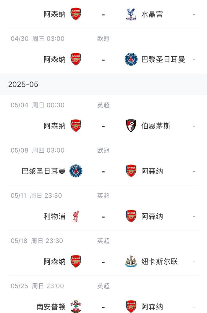 强度不同!枪手&巴黎可轮换迎欧冠,巴萨&国米三线作战争冠激烈